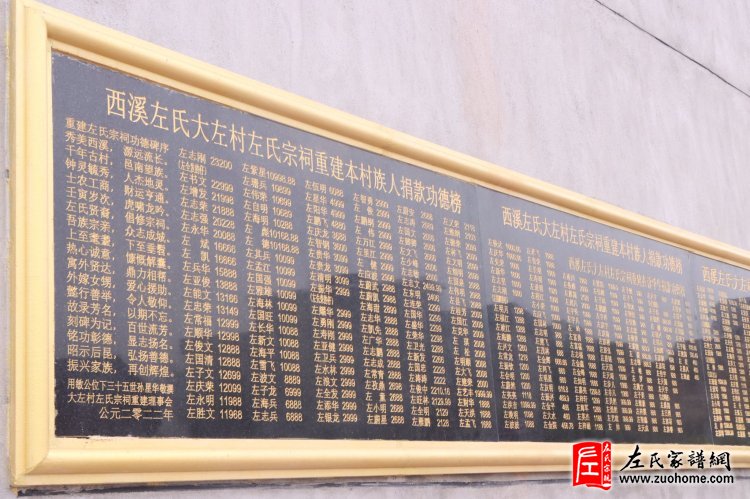 热烈祝贺江西金溪县左坊镇大左村隆重举行左氏宗祠落成庆典暨祭祖仪式