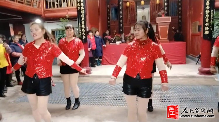 江西逢桥左坊爱日堂左氏出嫁女回娘家活动